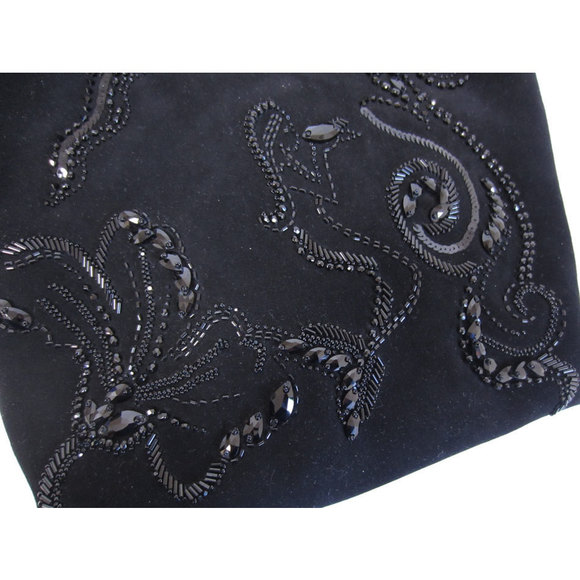 Prada Black Nero Drawstring Suede Handbag - Picture 4 of 10